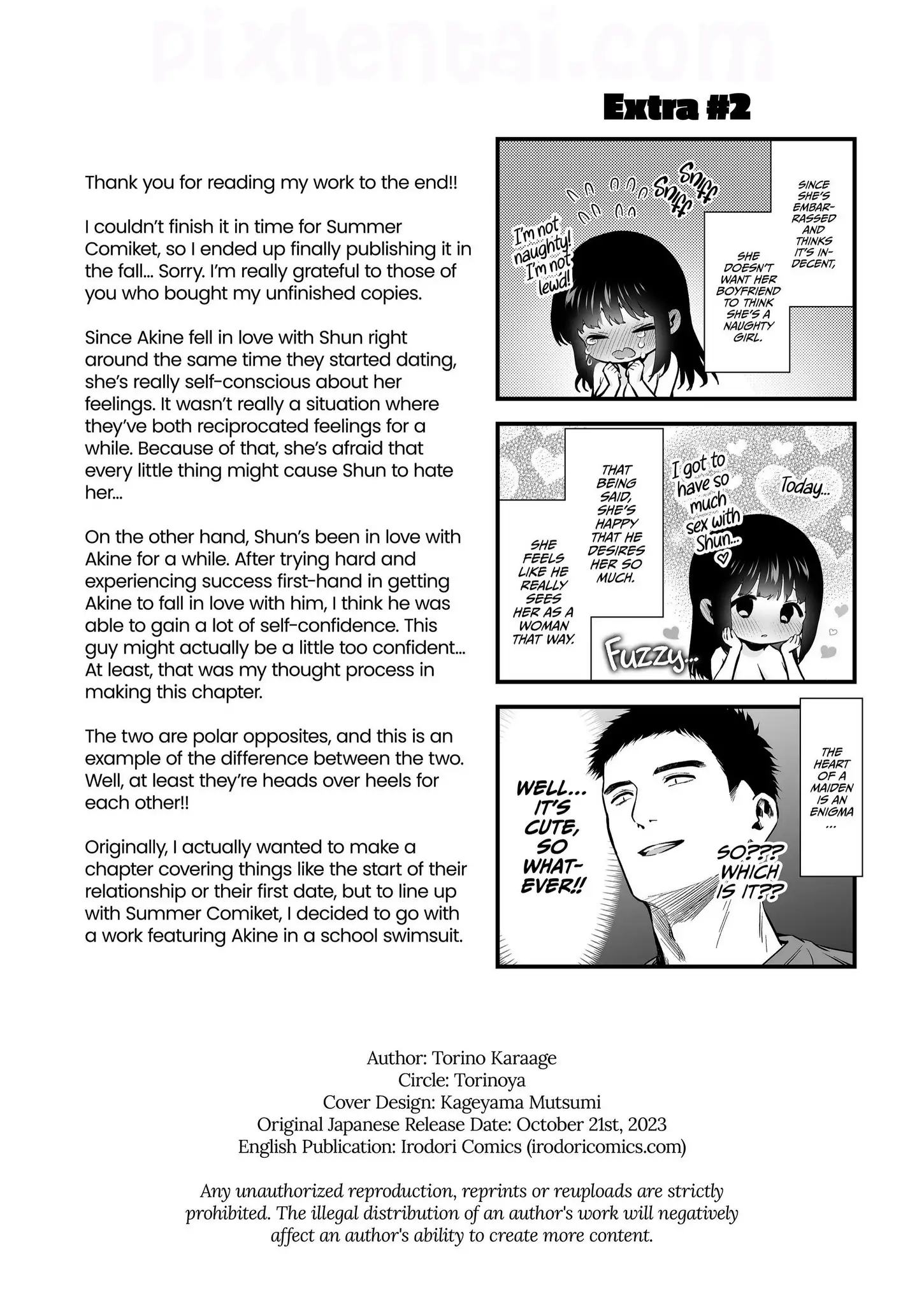 Komik hentai xxx manga sex bokep Swimsuit Sex With My Shy Girlfriend 32